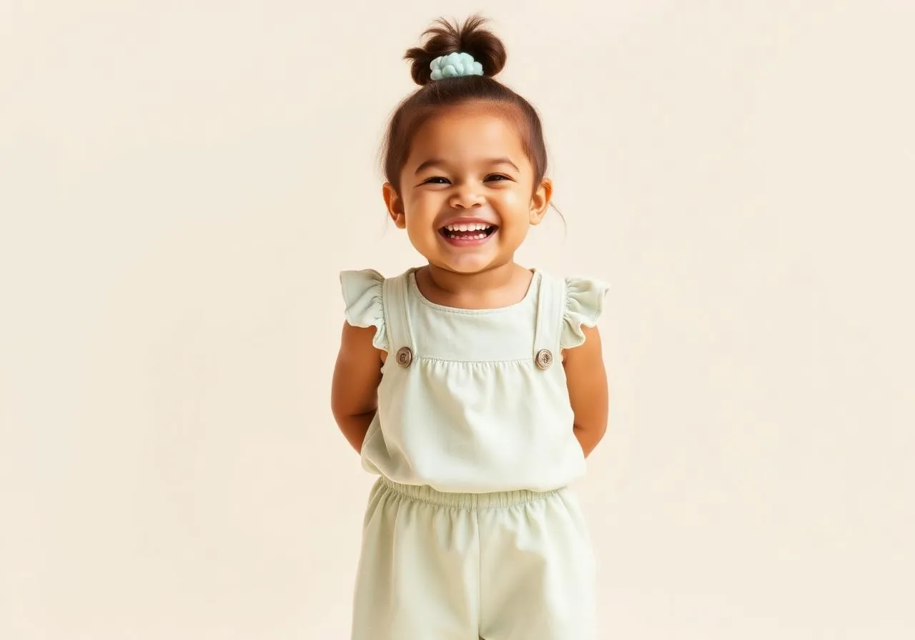 Neutral toddler clothes for boys and girls sage